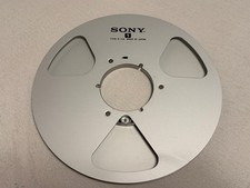 SONY R-11A Leerspule SILBER METAL REEL 26cm NAB Alu-Spule, Empty Reel