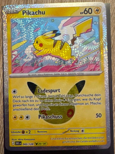 Pokemon jahre pikachu rare - pokemon, 30