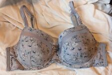 Lingerie C&A BH Grau Blumen