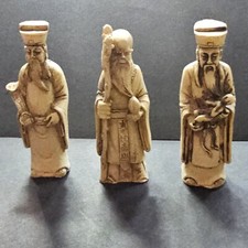 3 Vintage asiatische Figuren