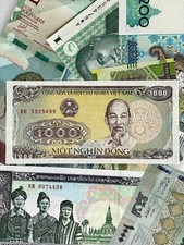 25 verschiedene Banknoten aus aller Welt – Weltgeld Set, UNC, Starter-Set