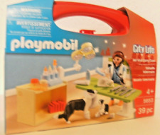 Playmobil City Life Vet Visit Carry Case 5653 Neu OVP Tierärztin Tierarztpraxis