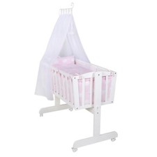 roba Stubenbett Komplettwiegenset, Kleine Wolke, rosa - B-Ware sehr gut