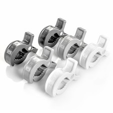 Zamboo Universal Kinderwagen Klammern 6 Stück - Haken/Clips zur Befestigung von 