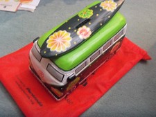 Spardose / Sparkasse Bus aus Holz für Surf-Urlaub