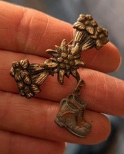 Alte Anstecknadel Edelweiß