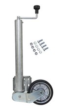 Set Automatik Stützrad f AL-KO Schwerlast 500 kg PKW Anhänger Profi Rad 200x50mm