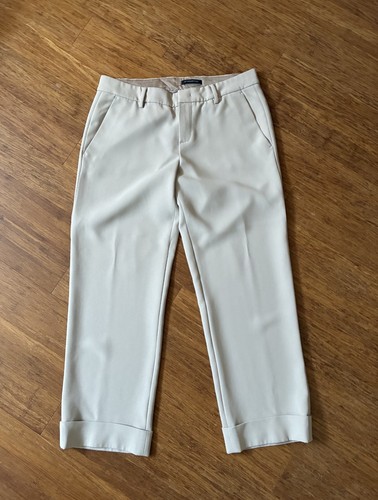 Moderne beige stoffhose von - beige,