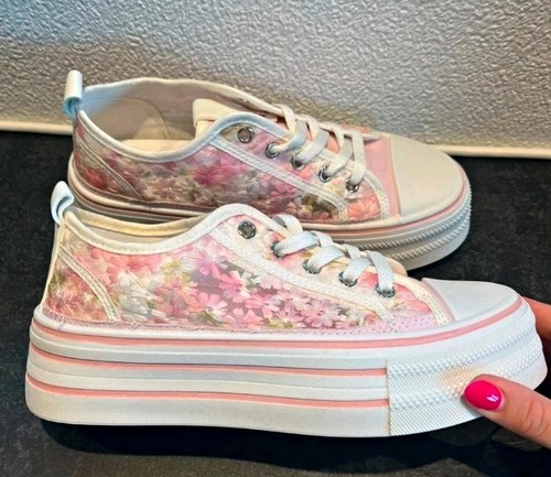 Sneaker low top plateau - low,
