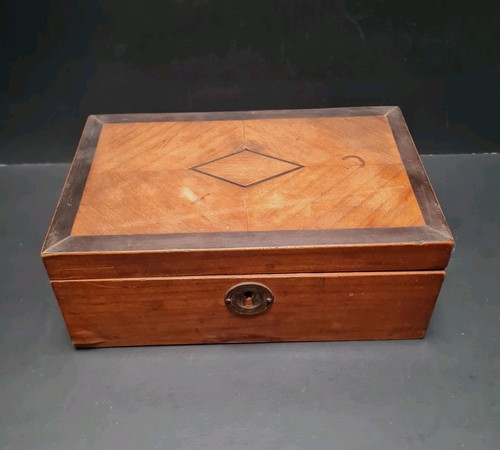 Antike holzkiste schatulle - holzkiste,