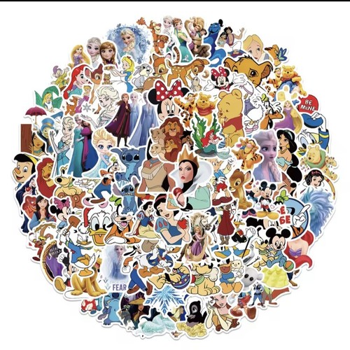 50x disney sticker mix - 50x,