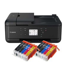 Canon Pixma TR7650 DRUCKER SCANNER KOPIERER WLAN Duplex-Druck + 10 XXL TINTE