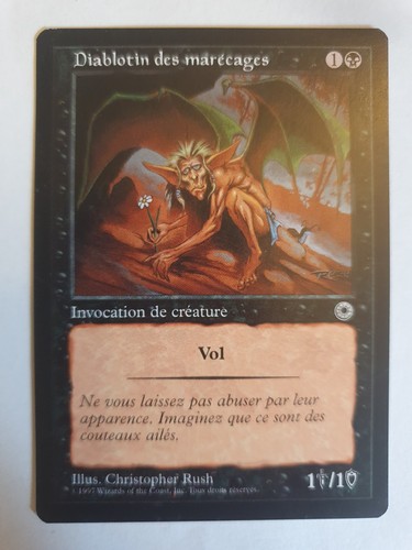 Magic card sumpfteufel - card,