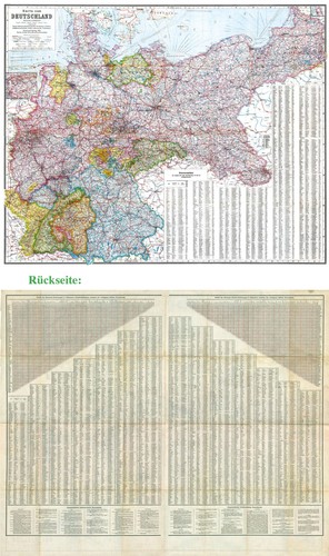 General karte deutsches reich - deutsches,