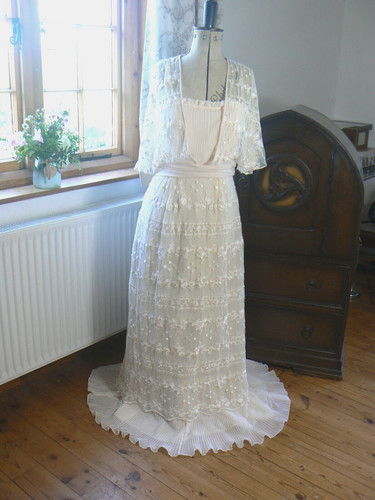 Vintage ivory brautkleid - vintage,