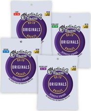 MARTIN ORIGINALS M170 80/20 BRONZE MARTIN SAITEN AKUSTIK GITARRE NEU AUFGELEGT 