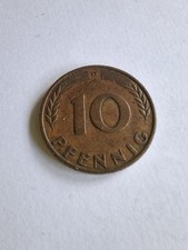 10 PFENNIG Münze 1950 D 75