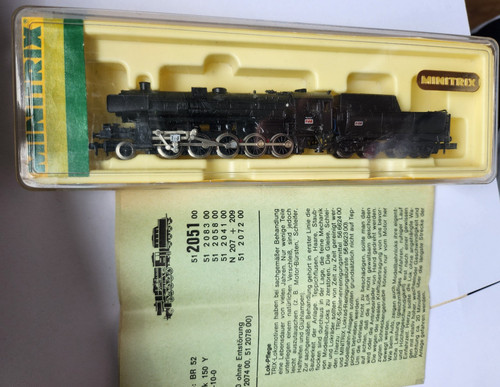 Minitrix 2083 dampflok 150 - 150, y