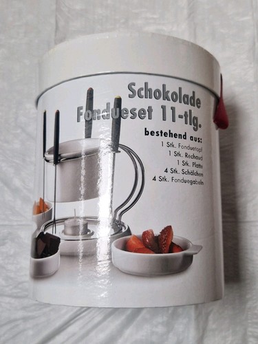 Schokoladen fondue set - fondue,