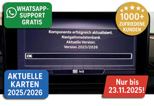 Audi A1,A2,A3,A4,A5,A6,A7,A8, 4G C7 Navigation Update Europa 2025/2026 + Carplay