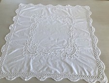 Alte Tischdecke Weiß