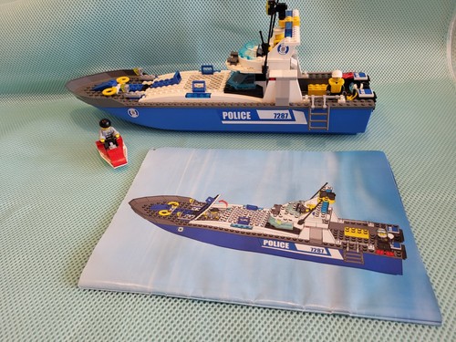 Lego city 7287 polizeiboot - city,