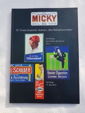 Katalog 29. Auktion Alte Reklameschilder Micky Waue Email Schilder Ergebnisliste