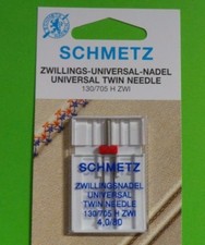 2x Zwillingsnadel  für