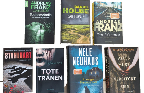 Buchpaket andreas franz - 7x,