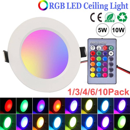 10w rgb led - rgb, einbauleuchte