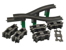 Lego Duplo Eisenbahn Zubehör - Brücke - Schienen - 20 Kurven - 1 Gerade 
