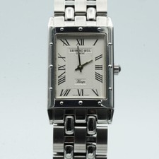 RAYMOND WEIL TANGO HERREN UHR 30MM 5980 QUARZ ARMBANDUHR WEISS