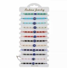 12 er Pack  Armbänder  Auge Schmuck Armband Nazar boncuk/ Evil eye Gastgeschenke