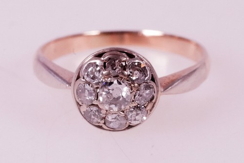 Antiker 17ct diamant ring - 1,17ct.,