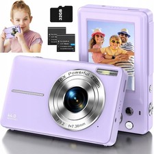 44MP Digitalkamera HD 1080P Fotokamera Kompakt 16X Digitalzoom mit 32GB Karte DE