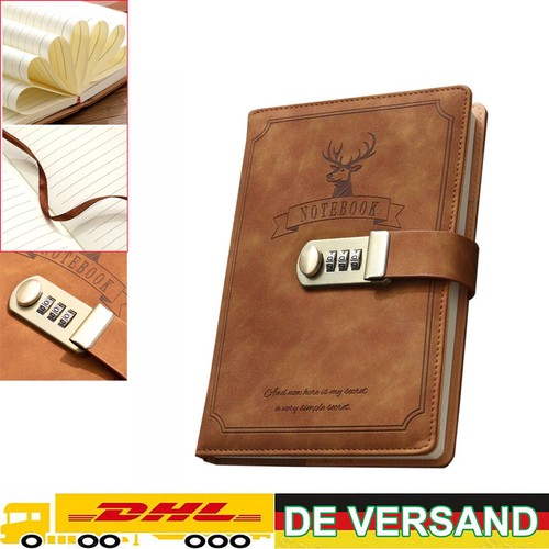 Notizbuch tagebuch mit - notizbuch, schloss