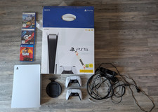Playstation 5 Laufwerk Bundle + 2 Controller + 3 Spiele + Original Verpackung