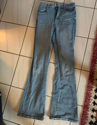 Mädchen jeans schlaghose blau - mädchen,