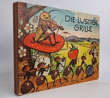 Buch: Die lustige Grille, Novak & Kubasta, 1970, Postreiter Verlag, Pappbuch