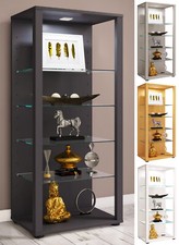 Holz Glas Stand Vitrine