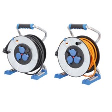 Kabeltrommel Außen 25m-40m Metalltrommel Verlängerungsleitung Schuko 230V IP44