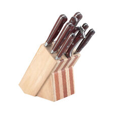 B-Ware: Dr. Richter 9-tlg. Set edle Küchenmesser Messerset, Messerblock bestückt