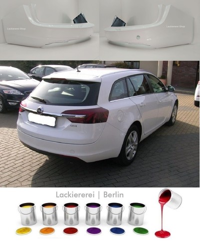 Stoßstange hinten lackiert - lackiert, in