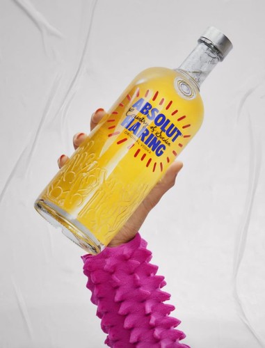Empty bottle absolut vodka - absolut,
