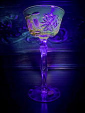 Uranglas Weinglas Überfang