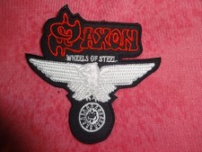 Saxon Embroidered Shape Patch Gestickt NWOBHM * Tank