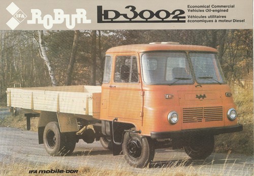 Prospekt ddr lkw robur ld - ,