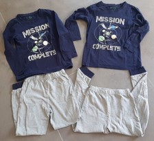 TCM Tchibo Schlafanzug Schlafi Gr. 122/128 Glow In The Dark Top