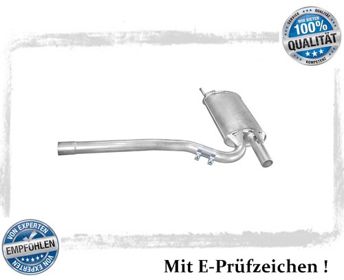 Mittelschalldämpfer für audi - mittelschalldämpfer,