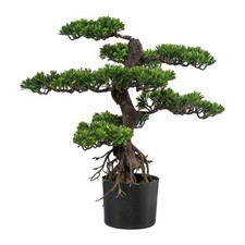 Kunstpflanze Bonsai grün, im